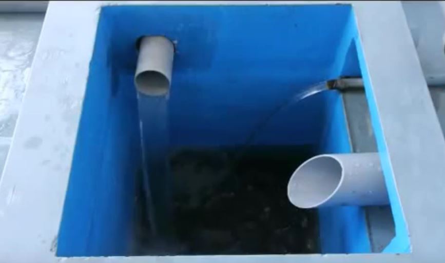 Step 6: Clean water stored in water tanks ready for use